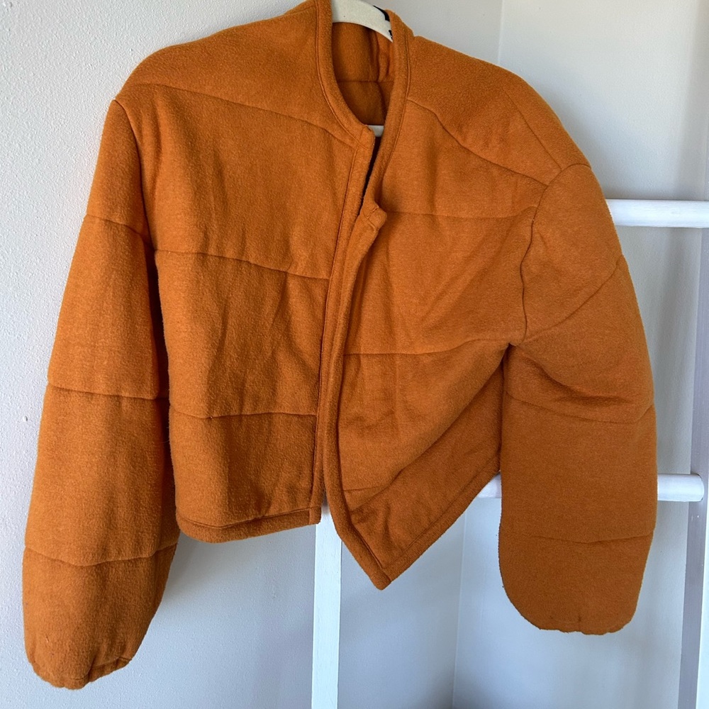 UO orange jacket